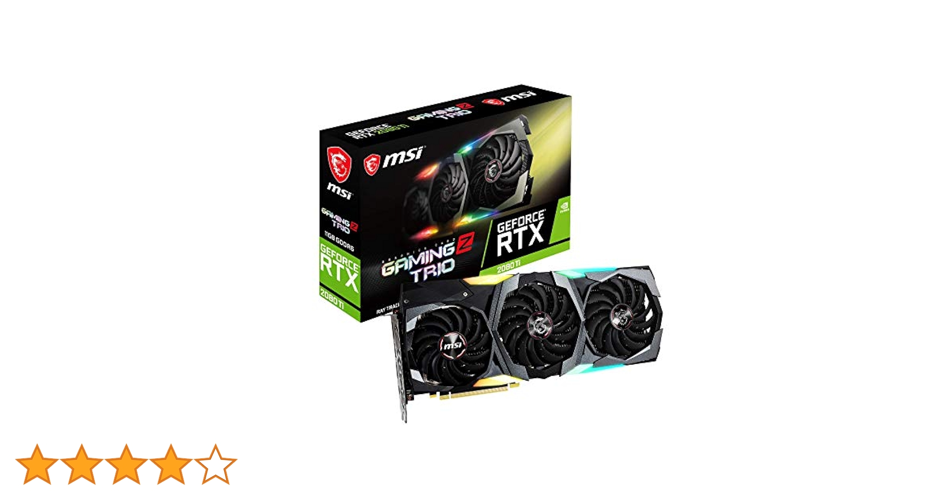 Amazon | MSI GeForce RTX 2080 Ti GAMING Z TRIO グラフィック
